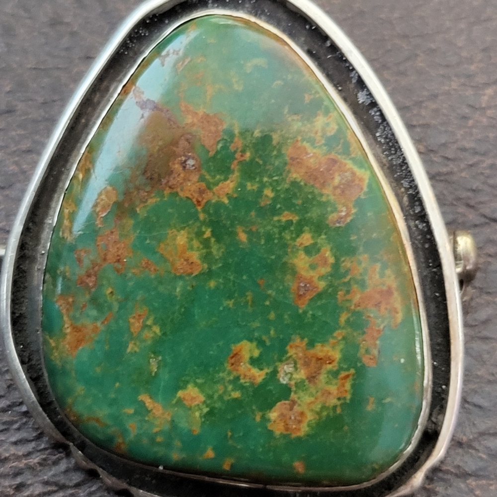 Signed Ricky Ortiz Navajo Pendant/ Brooch Necklace 925 Sterling Mexico … - Picture 4 of 10